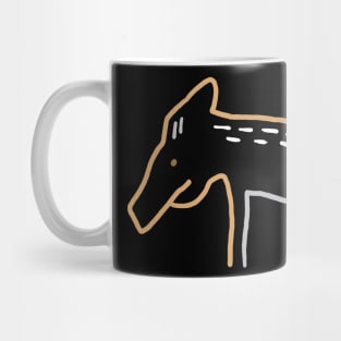 Young Boar - Minimal Line Drawing Mug